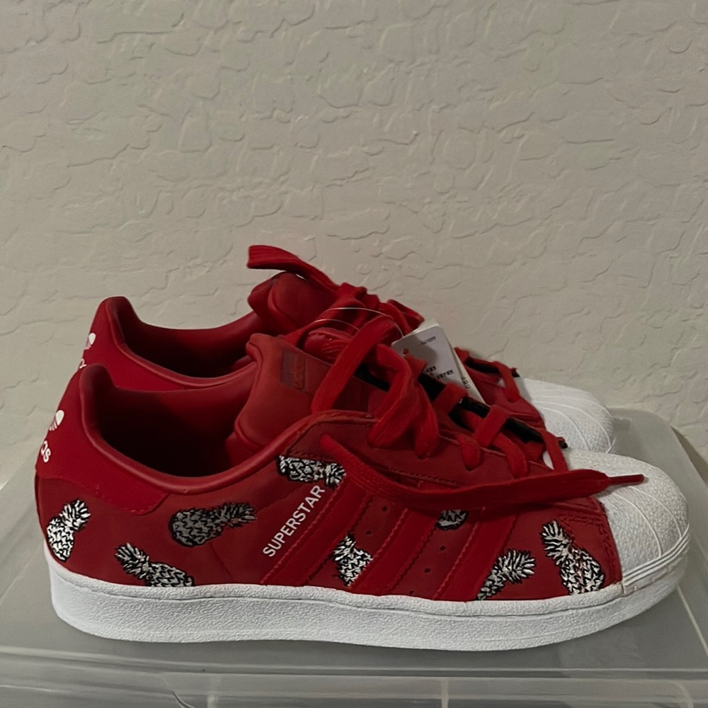 Womens Brand new. Red Scarlet Low top footwear. Adidas. Size 8